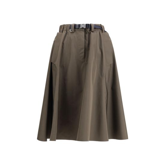 26SS 프라다 롱 스커트 PR21H025SOOO18UUF0334BB BROWN