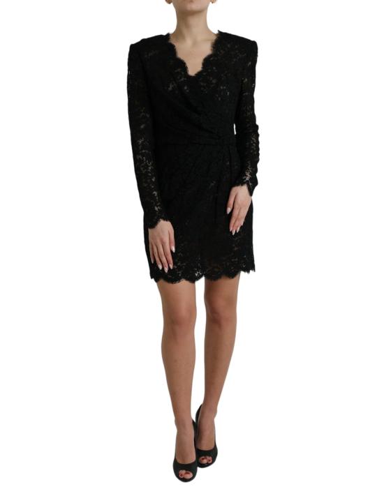  돌체앤가바나 미디 원피스 DR28722 BLACK