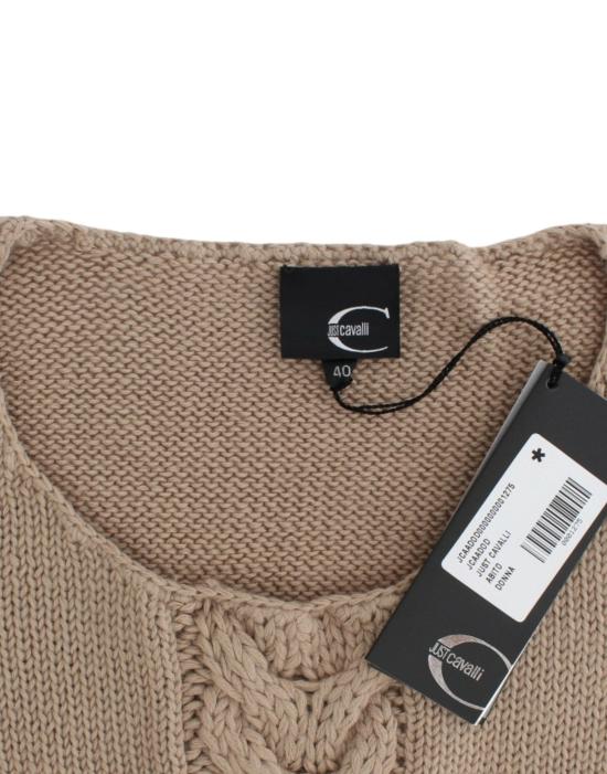  로베르토 카발리 스웨터 SIG12108 BEIGE - ROBERTO CAVALLI