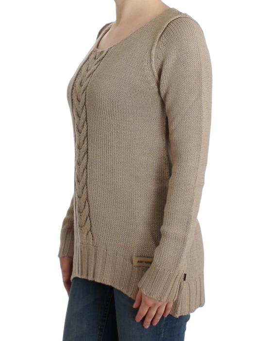  로베르토 카발리 스웨터 SIG12108 BEIGE - ROBERTO CAVALLI