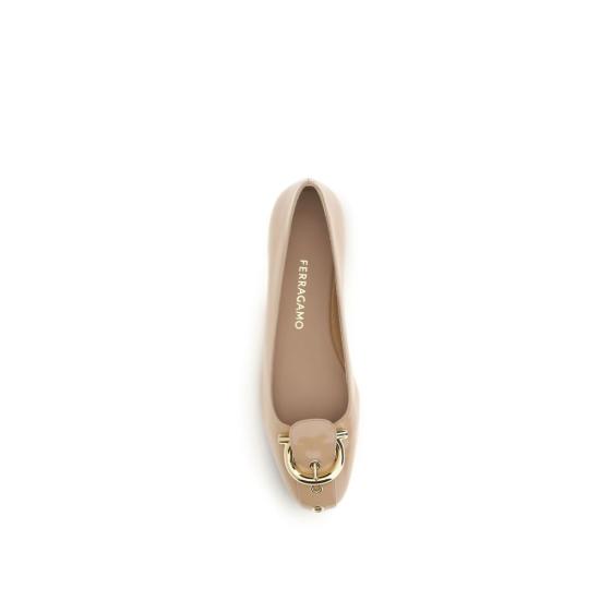 26SS 살바토레 페라가모 플랫 슈즈 FE790253003BB BEIGE - SALVATORE FERRAGAMO