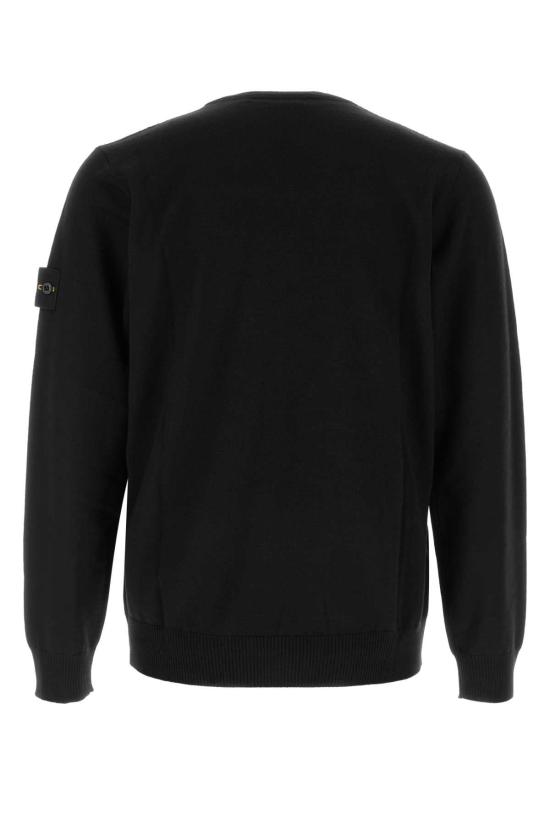 26FW 스톤 아일랜드 라이트 RWS 퓨어 울 크루넥 스웨터 L2S155100071S00C4 V0029 BLACK - STONE ISLAND