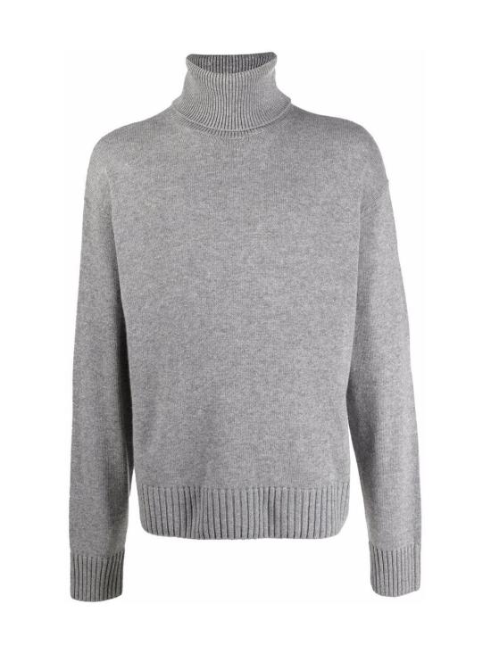 25FW 오프화이트 터틀넥 OMHF027F21KNI0010606 GRAY - OFF WHITE