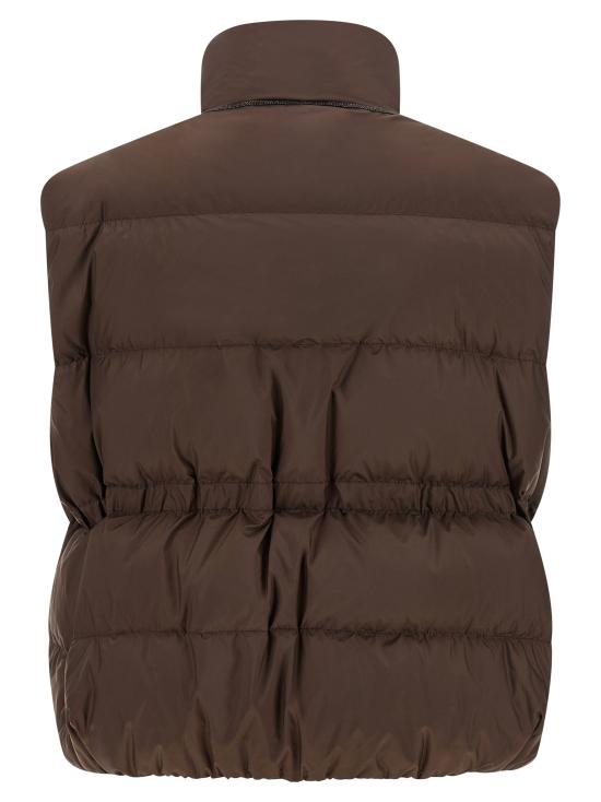 26FW 브루넬로 쿠치넬리 패딩 조끼 BR336836BM BROWN - BRUNELLO CUCINELLI
