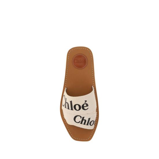 26FW 끌로에 뮬/슬리퍼 CHCHC22U188Z3101BB WHITE - CHLOE