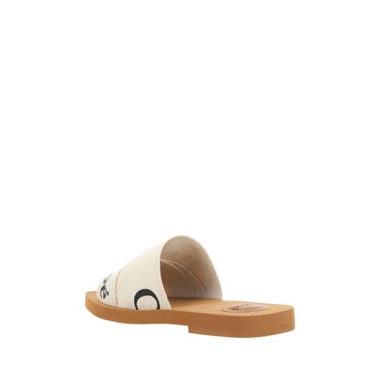 26FW 끌로에 뮬/슬리퍼 CHCHC22U188Z3101BB WHITE - CHLOE