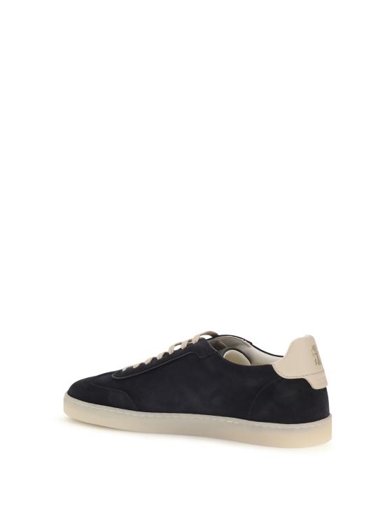  브루넬로 쿠치넬리 스웨이드 스니커즈 MZUMGLJ336 COK25 NIGHT SKY - BRUNELLO CUCINELLI