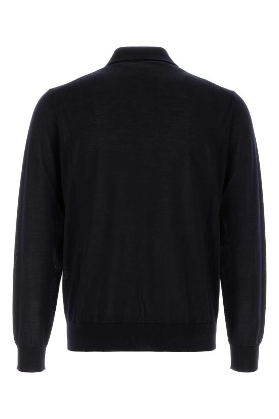  프라다 롱 슬리브 슈퍼파인 울 폴로 스웨터 UMF147SOOO18DY F0008 NAVY - PRADA