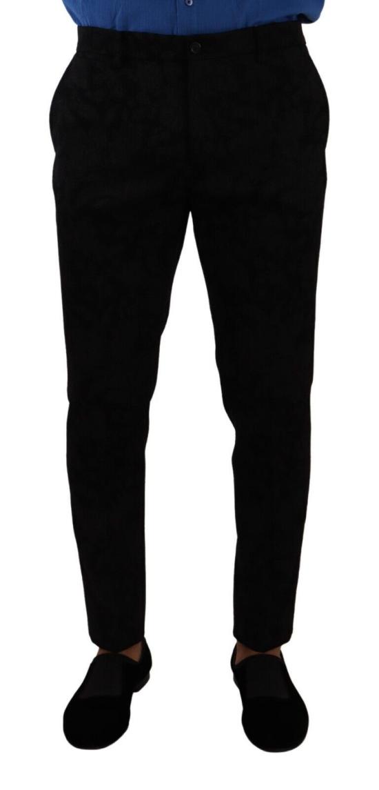  돌체앤가바나 스트레이트 팬츠 PAN72903 BLACK - DOLCE & GABBANA