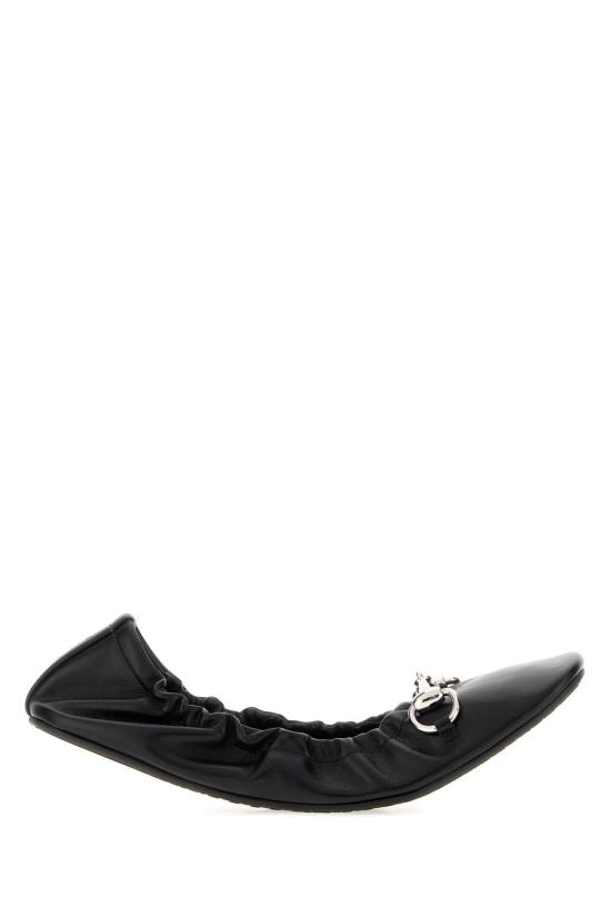 26FW 구찌 프리마 여성 발레리나 슈즈 875322AAF3Q 1000 BLACK