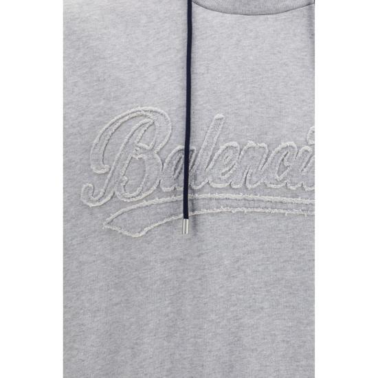 26FW 발렌시아가 후드 티셔츠 BAA0017JTUVR51302BB GRAY - BALENCIAGA