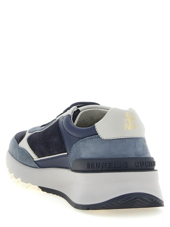  브루넬로 쿠치넬리 스니커즈 BR337431BM BLUE - BRUNELLO CUCINELLI