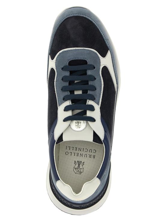  브루넬로 쿠치넬리 스니커즈 BR337431BM BLUE - BRUNELLO CUCINELLI