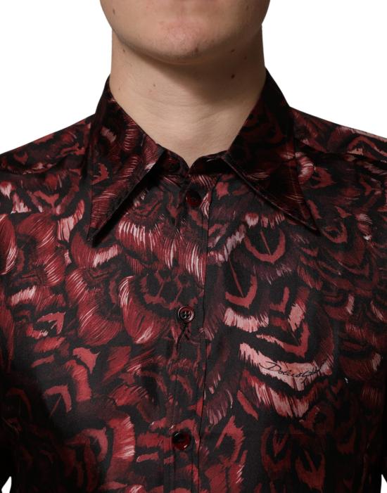  돌체앤가바나 긴팔 셔츠 TSH91713 BURGUNDY - DOLCE & GABBANA
