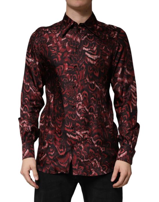  돌체앤가바나 긴팔 셔츠 TSH91713 BURGUNDY - DOLCE & GABBANA