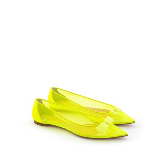  크리스챤 루부탱 플랫 슈즈 CH 4063669 YELLOW - CHRISTIAN LOUBOUTIN