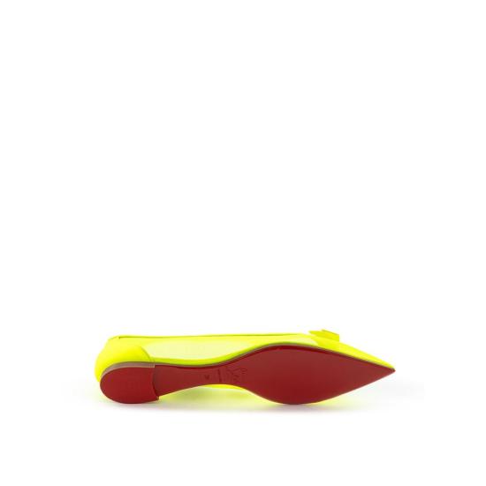  크리스챤 루부탱 플랫 슈즈 CH 4063669 YELLOW - CHRISTIAN LOUBOUTIN