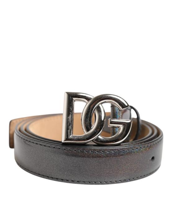  돌체앤가바나 가죽 벨트 BEL9383 SILVER - DOLCE & GABBANA