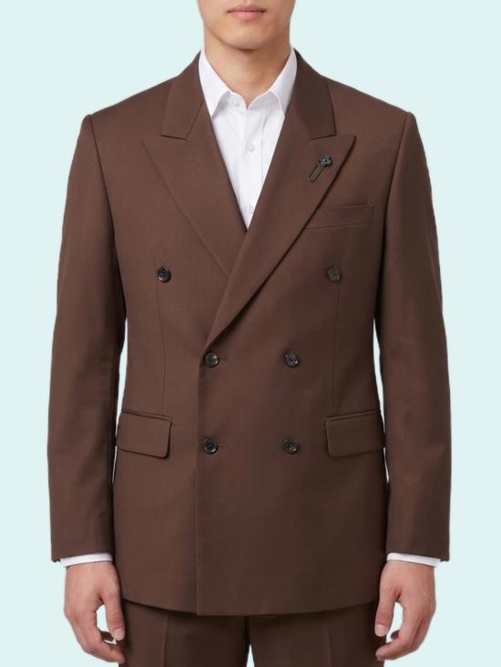 26FW 라르디니 수트 자켓 AC5810E BROWN