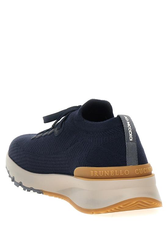  브루넬로 쿠치넬리 스니커즈 BR290865BM BLUE - BRUNELLO CUCINELLI