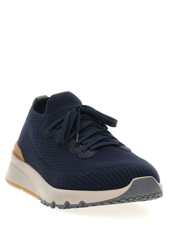  브루넬로 쿠치넬리 스니커즈 BR290865BM BLUE - BRUNELLO CUCINELLI