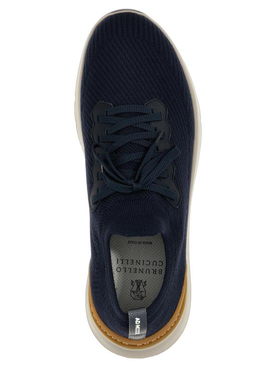  브루넬로 쿠치넬리 스니커즈 BR290865BM BLUE - BRUNELLO CUCINELLI