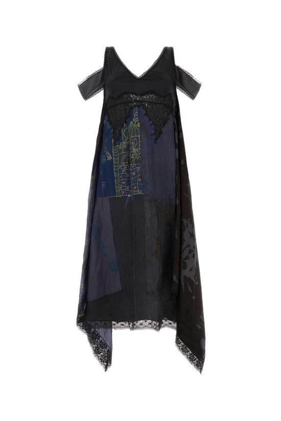  마린세르 롱 원피스 D181SS23WUWOVSE0001 00 NAVY