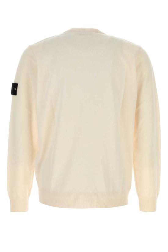 26FW 스톤 아일랜드 라이트 RWS 퓨어 울 크루넥 스웨터 L2S155100071S00C4 V0093 IVORY - STONE ISLAND