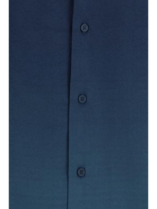 26FW 오프화이트 반팔 셔츠 OMGG01QF26FAB00640 460 NAVY - OFF WHITE