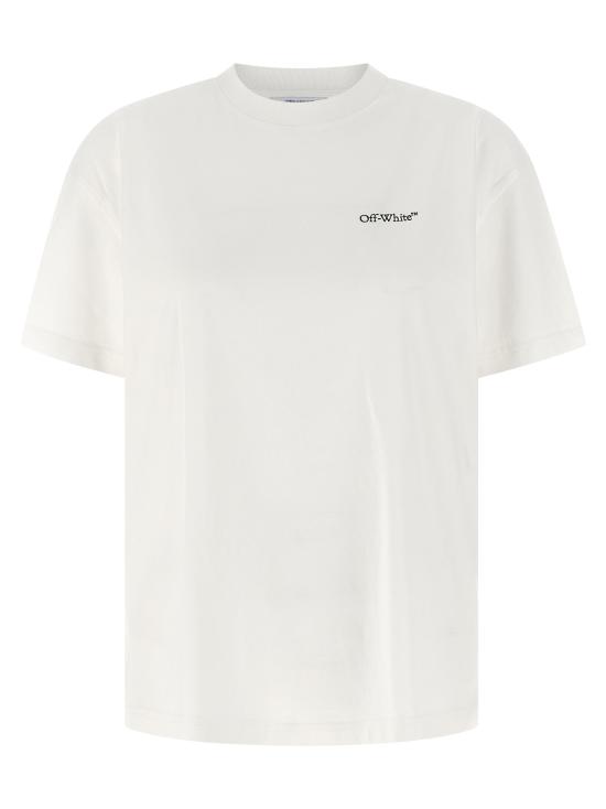 26SS 오프화이트 반팔 티셔츠 OF327243BM WHITE