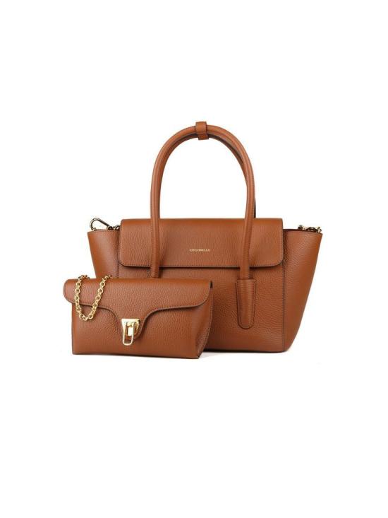  코치넬리 토트백 E1 T8A 18 02 01 W11 ONESIZE Coccinelle COGNAC - COCCINELLE