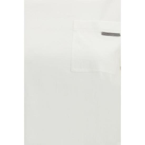 26SS 브루넬로 쿠치넬리 반팔 티셔츠 BRM0T81EC710C6159BB WHITE - BRUNELLO CUCINELLI