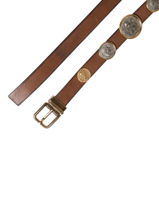  돌체앤가바나 가죽 벨트 BEL9528 BROWN - DOLCE & GABBANA