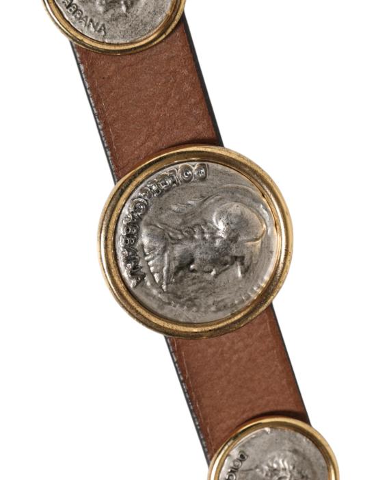  돌체앤가바나 가죽 벨트 BEL9528 BROWN - DOLCE & GABBANA