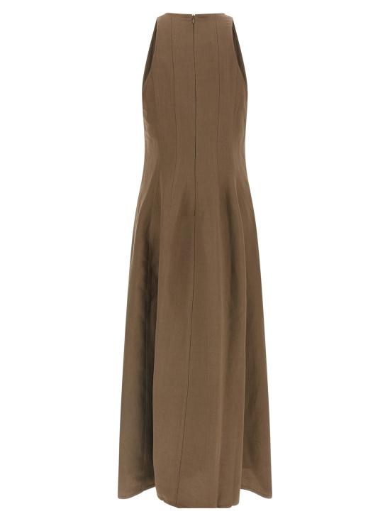 26SS 브루넬로 쿠치넬리 롱 원피스 BR326459BM BROWN - BRUNELLO CUCINELLI
