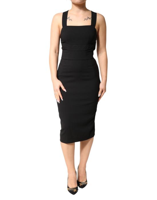  돌체앤가바나 미디 원피스 DR81949 BLACK - DOLCE & GABBANA