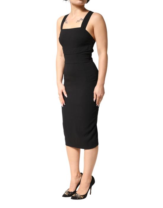  돌체앤가바나 미디 원피스 DR81949 BLACK - DOLCE & GABBANA