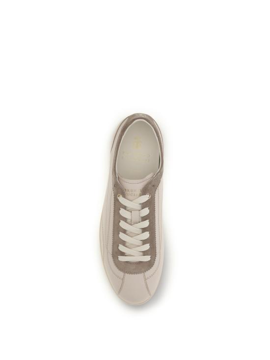 브루넬로 쿠치넬리 스니커즈 MZULMHD337 CFM24 BEIGE - BRUNELLO CUCINELLI