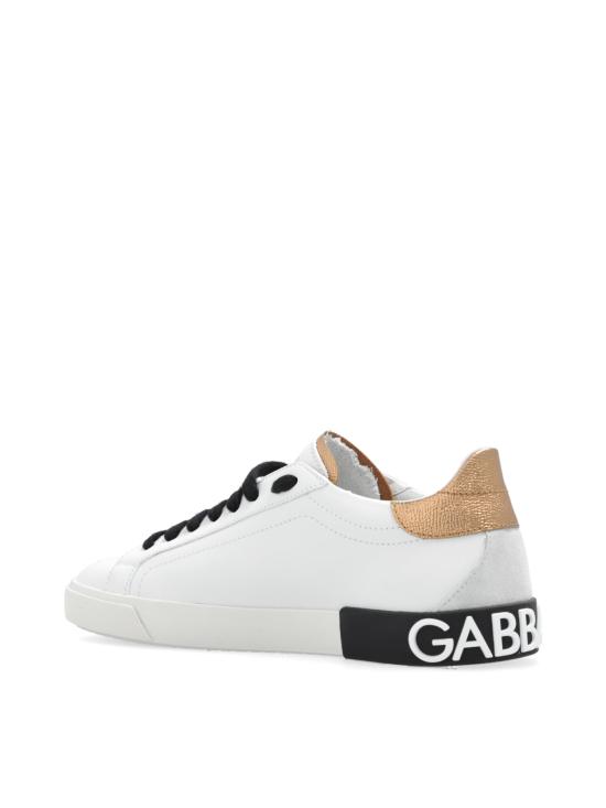 26SS 돌체앤가바나 카프스킨 포르토피노 빈티지 스니커즈 CK2203AM78089662 WHITE - DOLCE & GABBANA