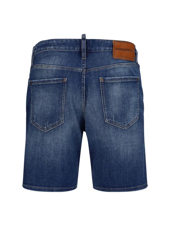 26FW 디스퀘어드2 데님 숏팬츠 S74MU0990S30872 470 NAVY - DSQUARED2