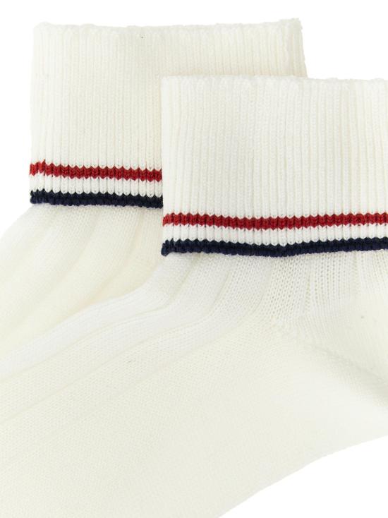 26SS 브루넬로 쿠치넬리 양말 BR338408BM WHITE - BRUNELLO CUCINELLI