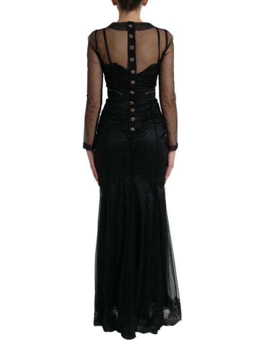  돌체앤가바나 롱 원피스 DR281079 BLACK - DOLCE & GABBANA