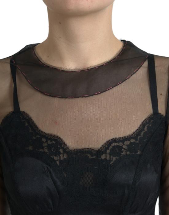  돌체앤가바나 롱 원피스 DR281079 BLACK - DOLCE & GABBANA