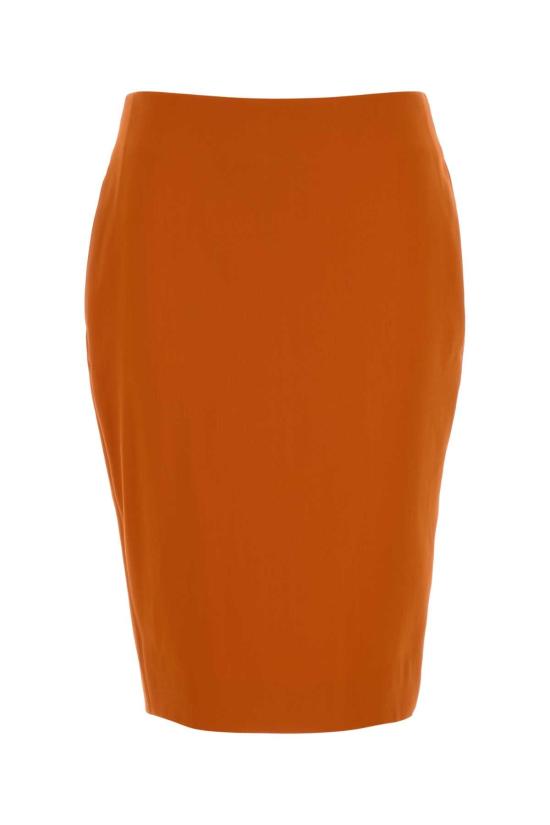 25FW 생로랑 미디 스커트 852654Y5J19 6726 ORANGE
