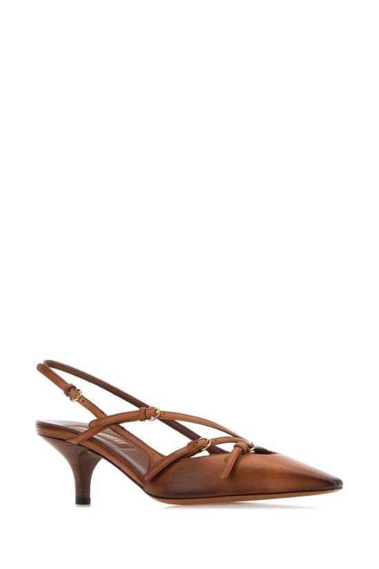 26SS 미우미우 버클 슬링백 펌프스 5I013EFM055537 F0046 BROWN - MIU MIU