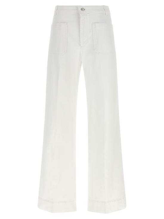 26SS 빅토리아 베컴 데님 팬츠 VI333272BM WHITE