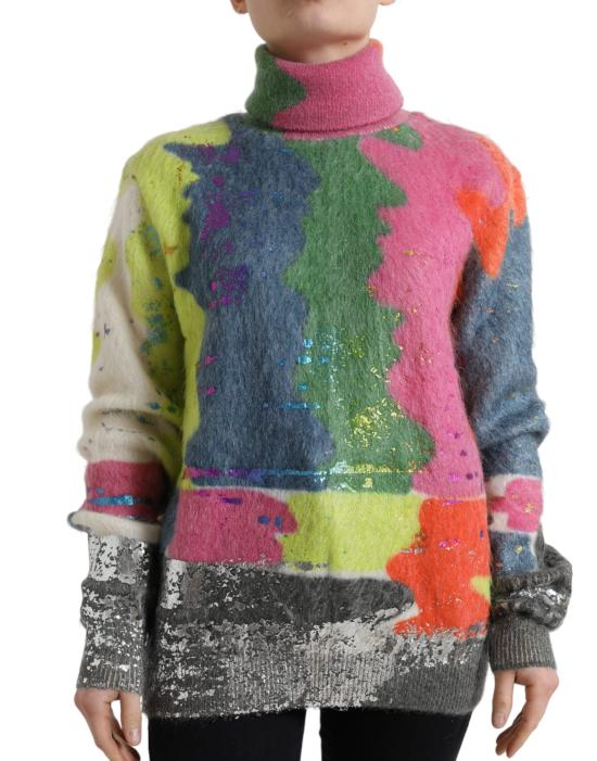  돌체앤가바나 터틀넥 TSH84231 MULTICOLOR