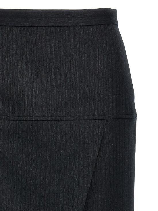  펜디 미디 스커트 FE300180BM GRAY - FENDI