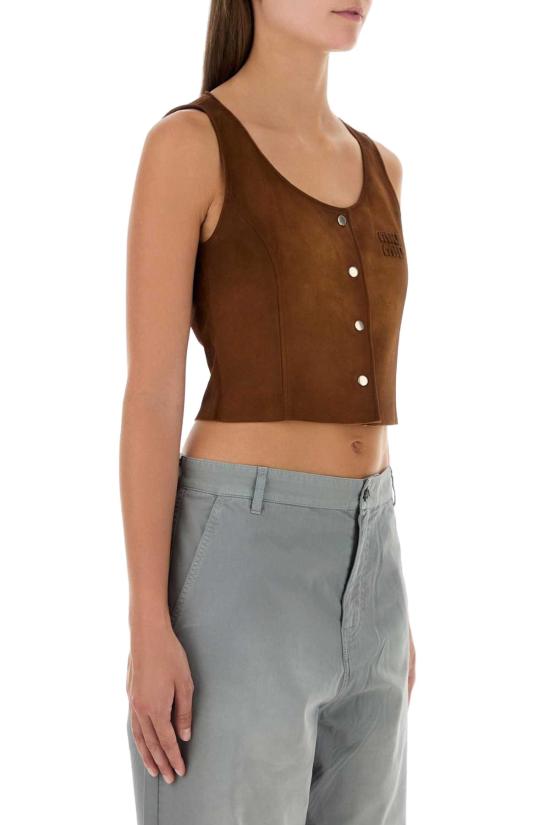 26FW 미우미우 가디건 MPT333SOOO19QL F0046 BROWN - MIU MIU