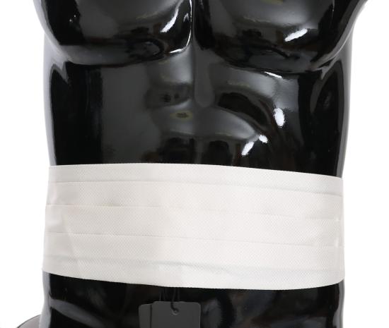 돌체앤가바나 가죽 벨트 BEL60451 WHITE - DOLCE & GABBANA